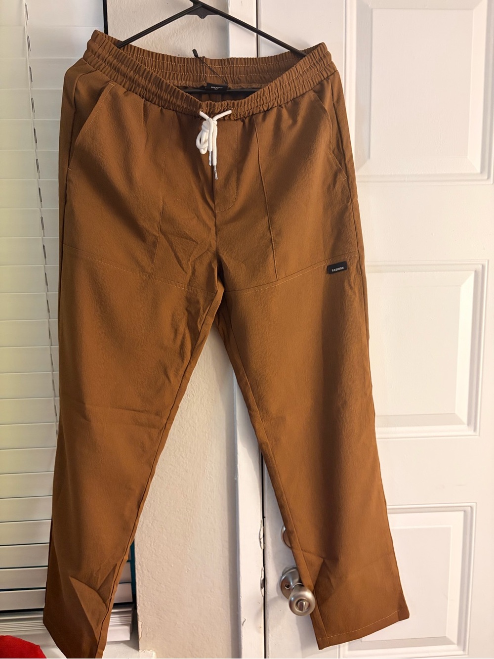 Men's Drawstring Joggers in Brown - Casual Everyday Wear